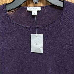 J.Jill Purple Knit Top